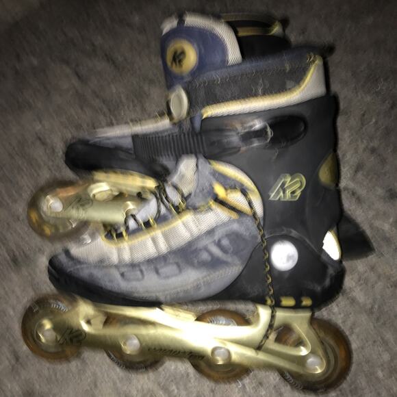 K2 Mens Catalyst Inline Skates Black /Gold Size 9 - Picture 1 of 15